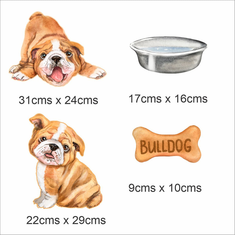 Bulldog Wall Stickers