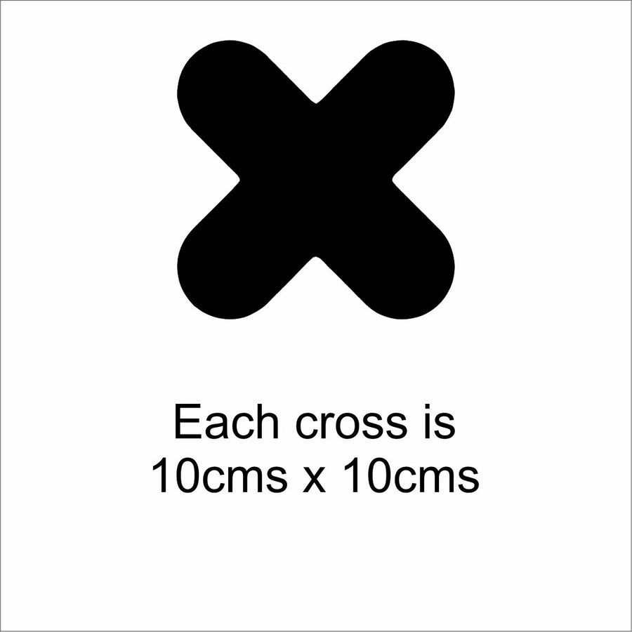 Soft Crosses Wall Stickers