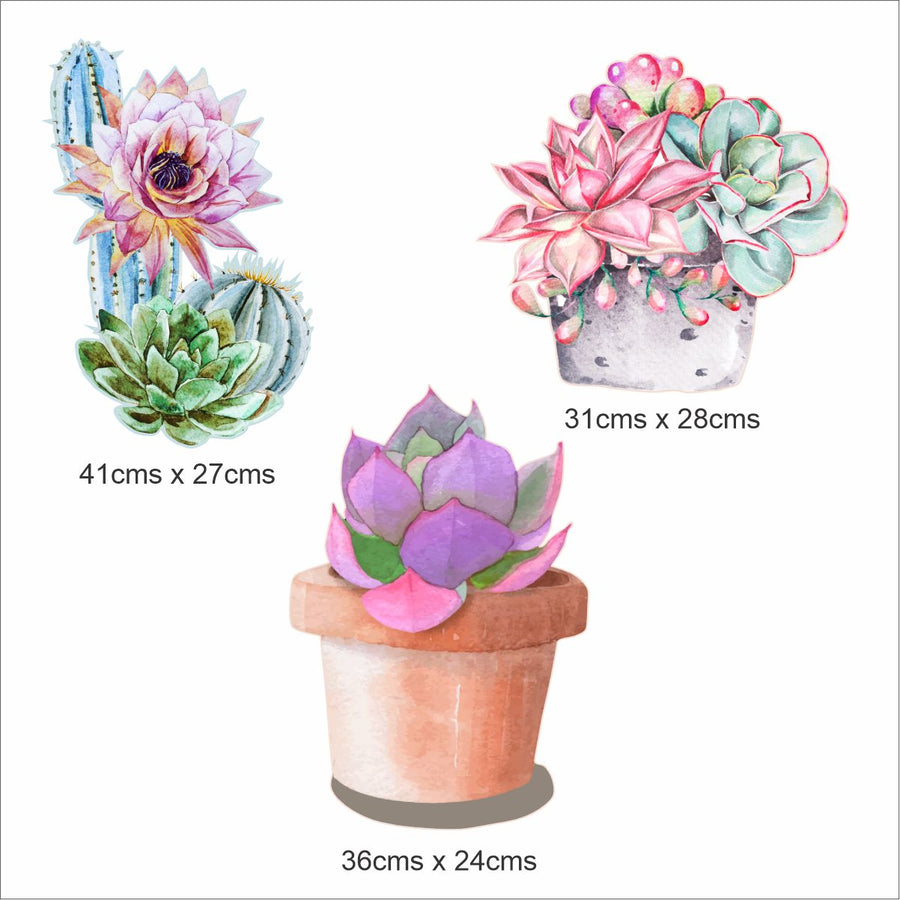 Succulants Wall Stickers