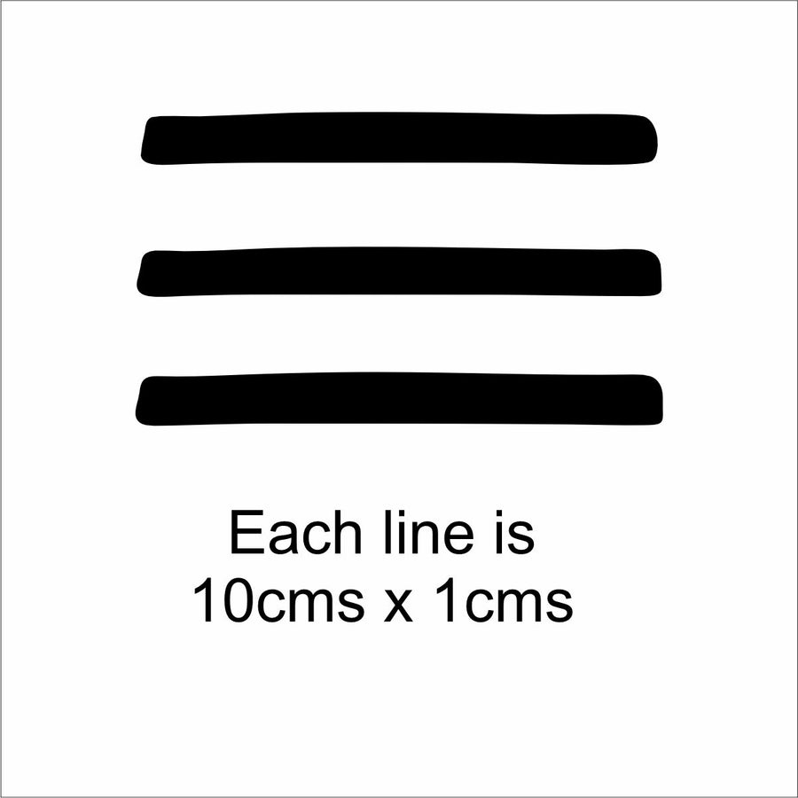 Hand drawn Line Wall Stickers