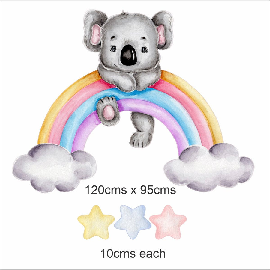 Koala Rainbow Wall Stickers
