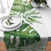 Monstera Leaves Runner
