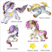 Naughty Unicorns Wall Stickers