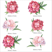 Peonies Wall Stickers