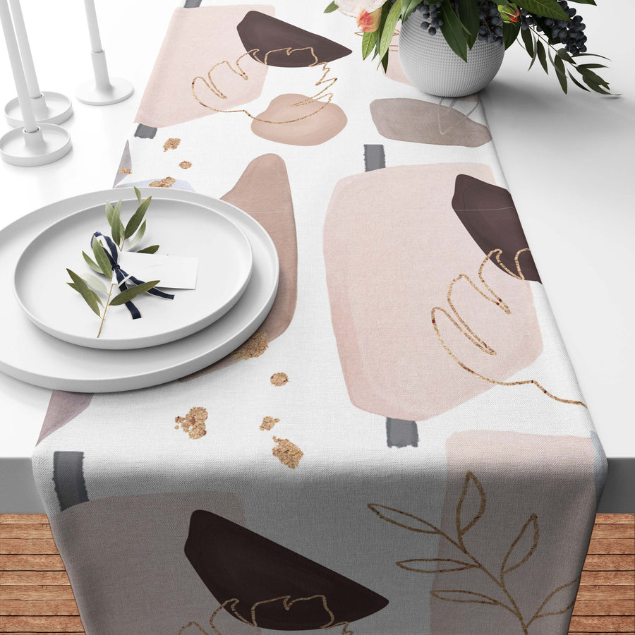 Pink Abstract Runner