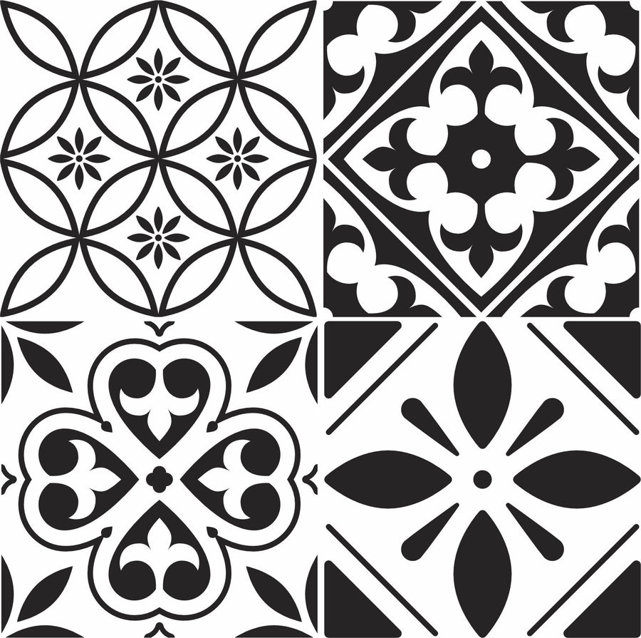 Black and White Wall Stickers