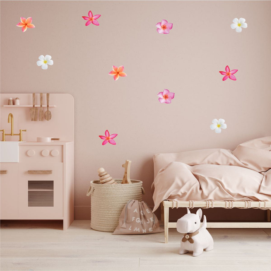 Tropical Flower Wall Sticlers