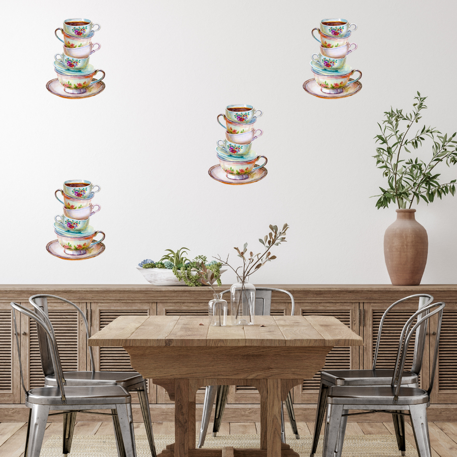 Teacups Wall Stickers