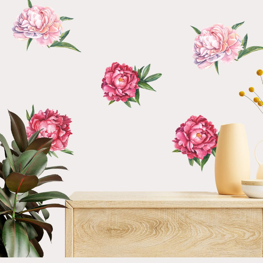Peonies Wall Stickers
