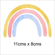 Water-Coloured Rainbows Wall Stickers