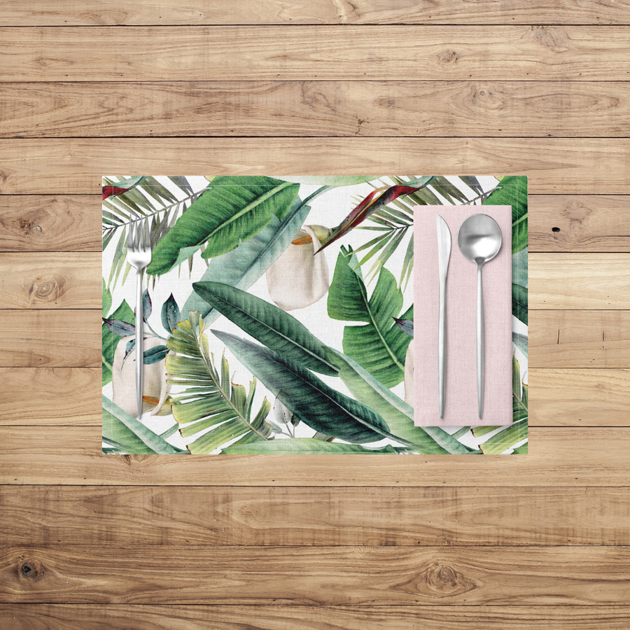 Leaves and Lilies Placemats