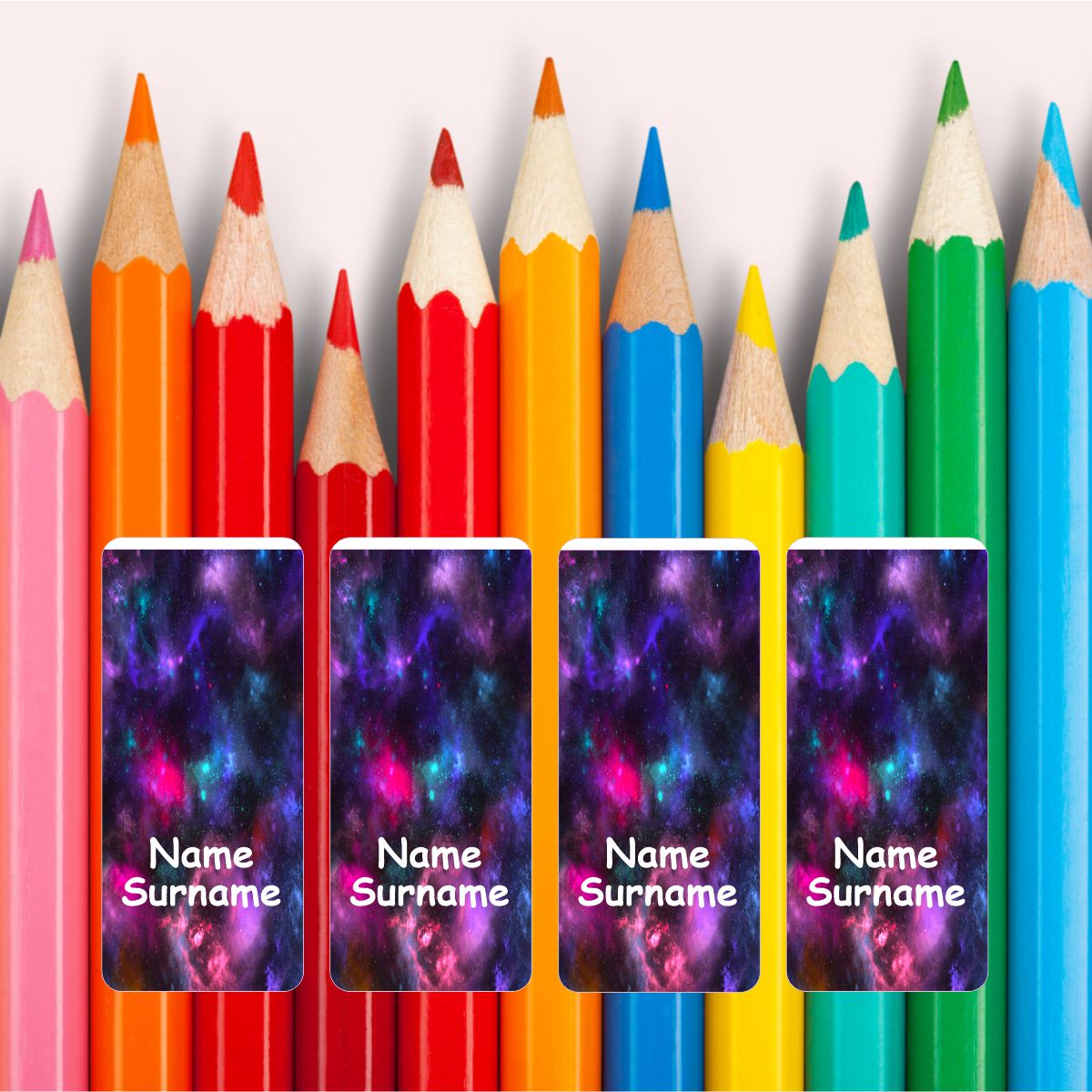 Wrap Around Pencil Lables