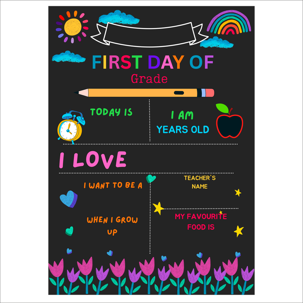 Grade Welcome Board – Coral Designs