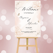 Personalised Wedding Welcome Boards