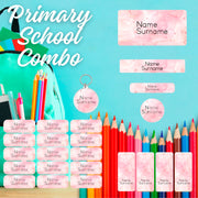 Aesthetic Primary School Label Combo