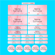 Aesthetic Stationery Label Maxi Combo