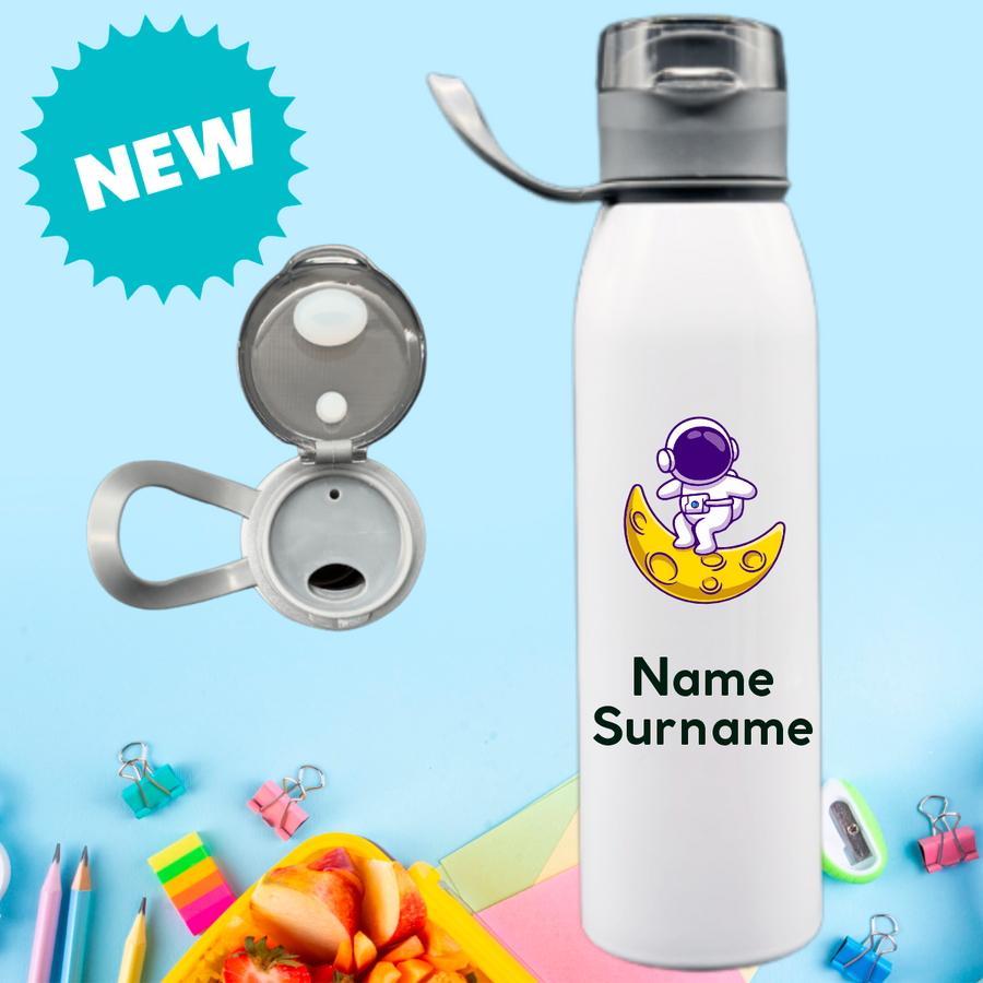 Astronaut - Boys Stainless Steel Personalised Bottle