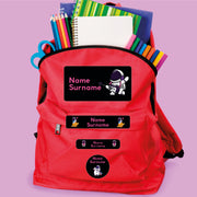 Astronaut Girls Stationery Labels