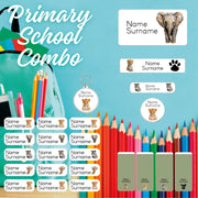 Baby Animals Primary School Label Combo