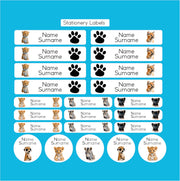 Baby Animals Stationery Labels