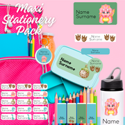 Baby Dino Stationery Label Maxi Combo