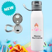 Ballerina Princess Stainless Steel Personalised Bottle