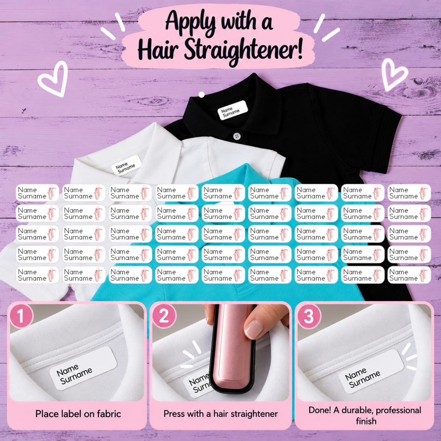 Ballet Time Clothing Labels