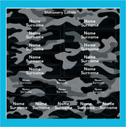 Black Camo Waterproof name labels for school South Africa
