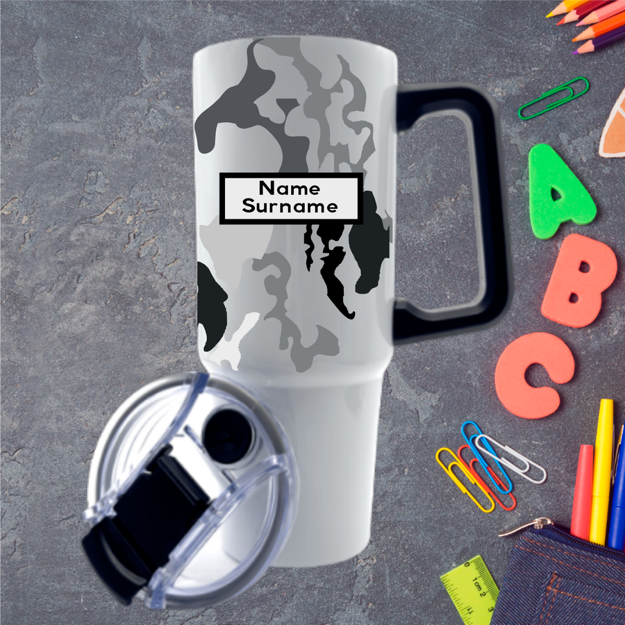 Black Camo Stanley Dupe 890ml Tumbler