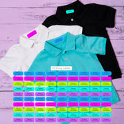 Bright Colours DTF Clothing Labels