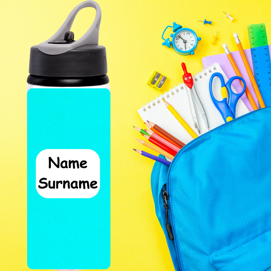 Bright Colours Stationery Labels