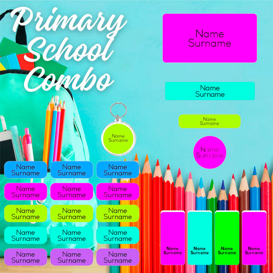 Waterproof Stationery School Labels