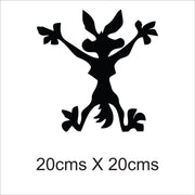 Coyote Car Sticker