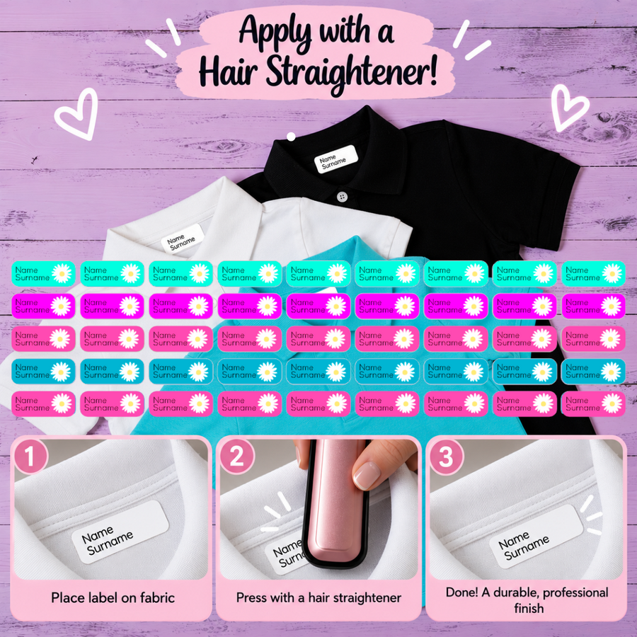 Daisy Clothing Labels