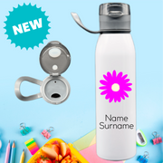 Daisy Stainless Steel Personalised Bottle