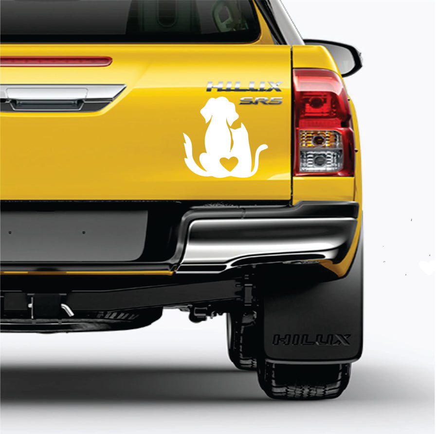 Pet Love Car Sticker