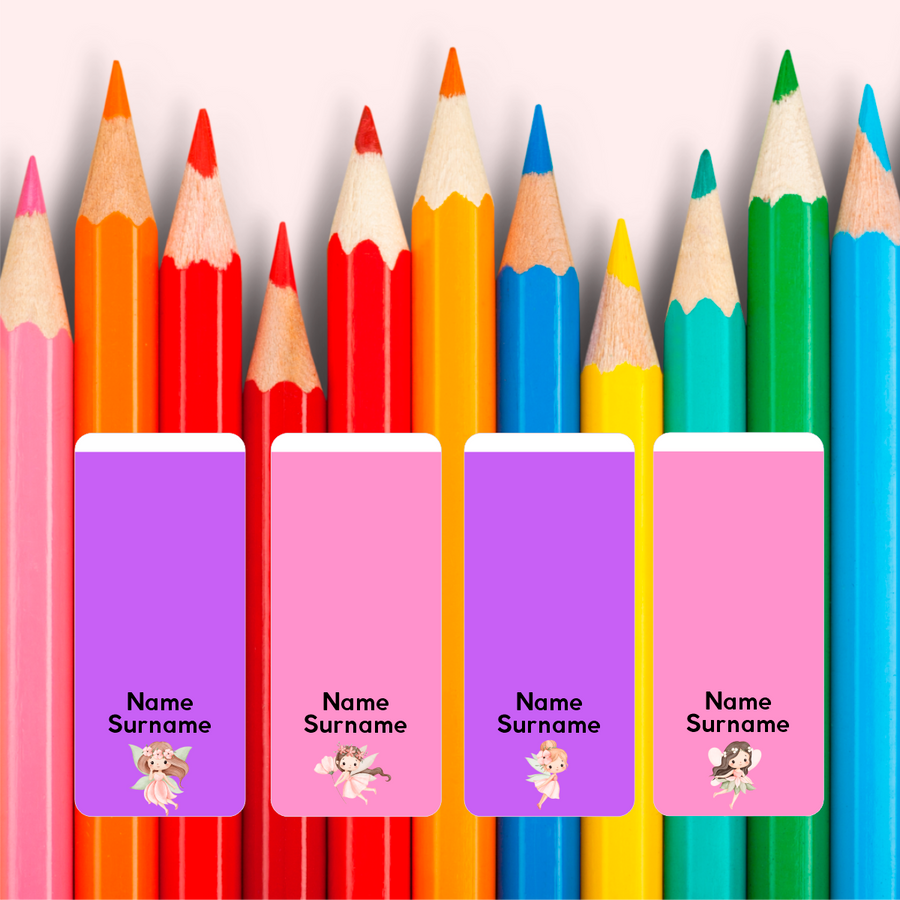 Fairies Wrap Around Pencil Labels