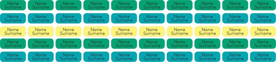 Forest Animals Clothing Labels