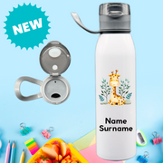 Forest Animal Stainless Steel Personalised Bottle