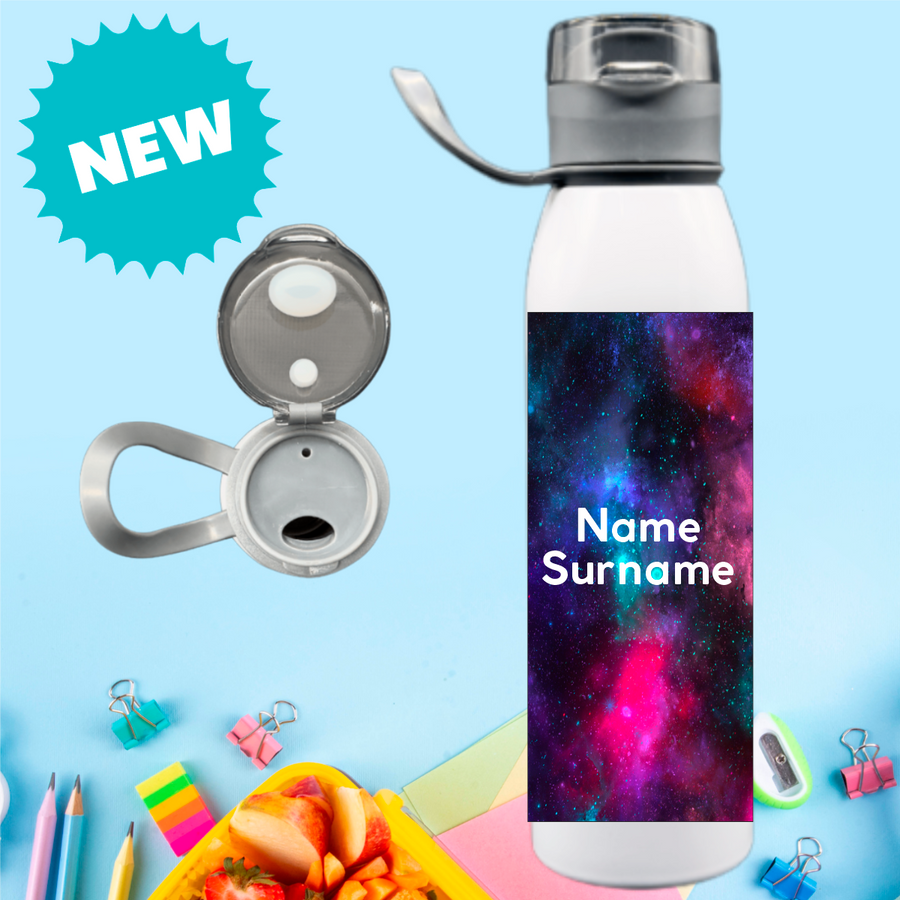 Galaxy Stainless Steel Personalised Bottle