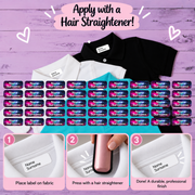 Galaxy Clothing Labels