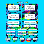 Graffiti Stationery Labels