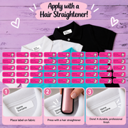 Happy Unicorn Clothing Labels