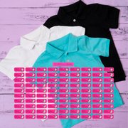 Happy Unicorn DTF Clothing Labels