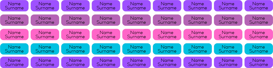 Heart Clothing Labels