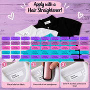 Heart Clothing Labels
