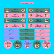 Horse Animal Stationery Labels