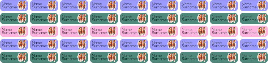 Horse Label  Clothing Labels