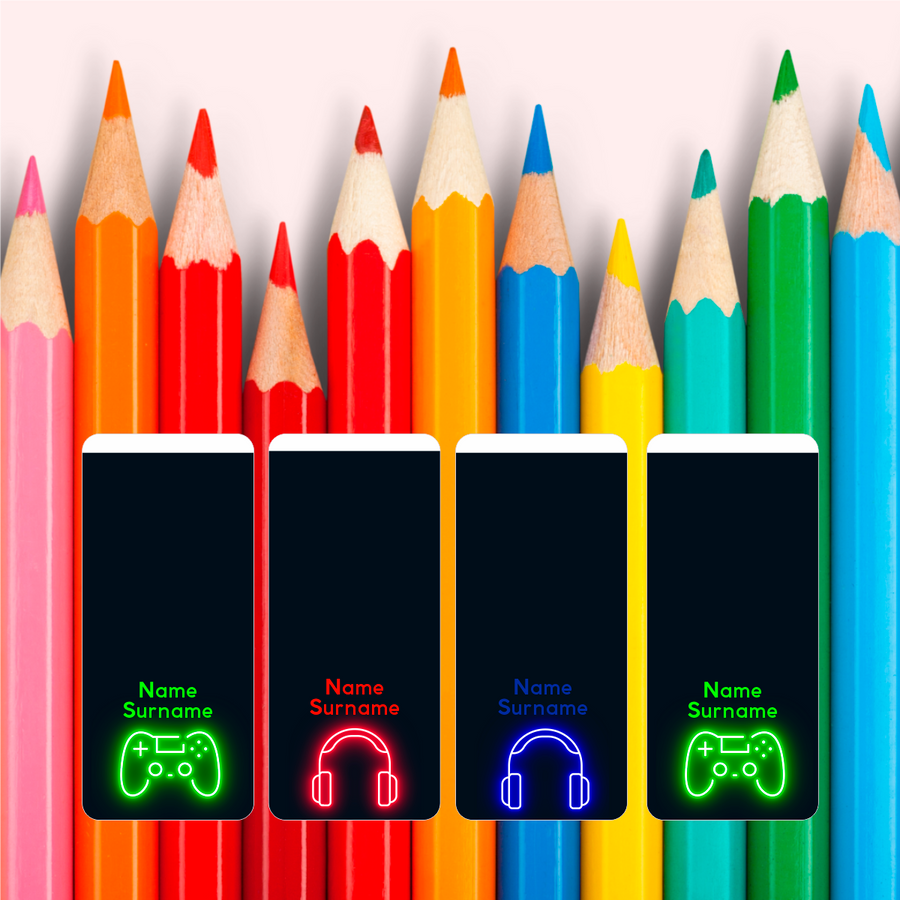 Just Playing Wrap Around Pencil Labels