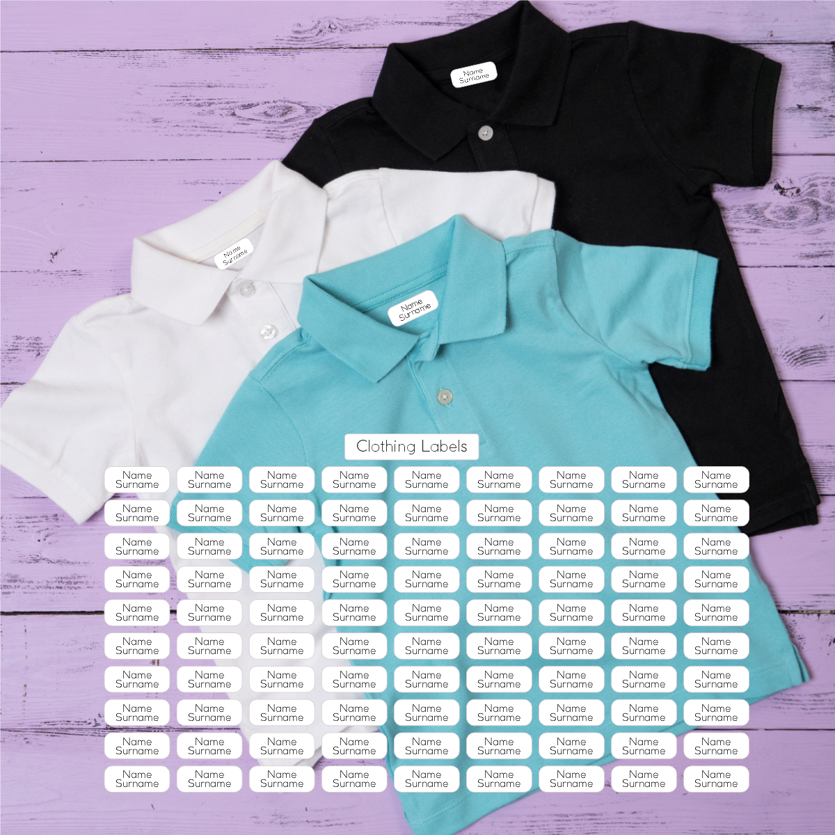 Keep It Simple DTF Clothing Labels – Coral Designs